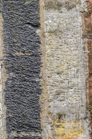 Old brick wall pattern closeup.の写真素材