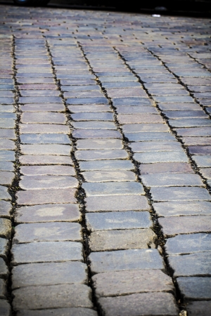 Cobble-stone pavement.の写真素材