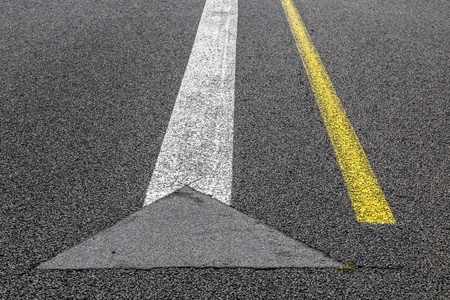 road marking on an airstrip.の写真素材