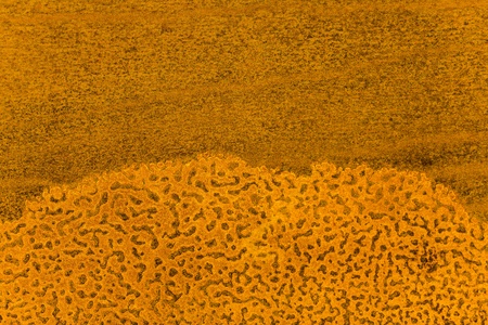 rusty iron plate background with strong grain.の写真素材
