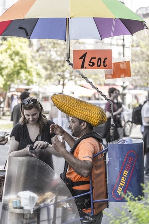 Berlin, Germany  May 19, 2013 - Carnival of Cultures portraits of peopleのeditorial素材