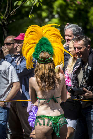 Berlin, Germany  May 19, 2013 - Carnival of Cultures portraits of peopleのeditorial素材