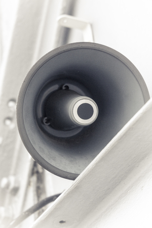 detail view of a megaphone.の写真素材