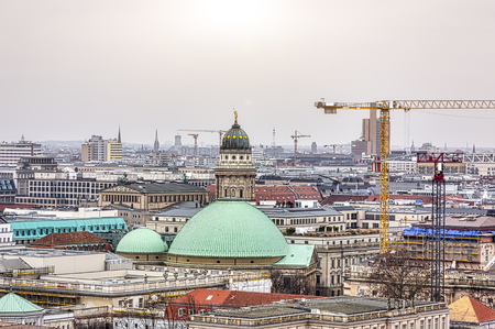 panorama of Berlin with French Domの写真素材