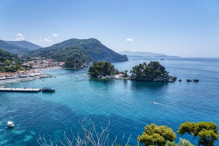 the island Panagia next to the town Parga, Greece