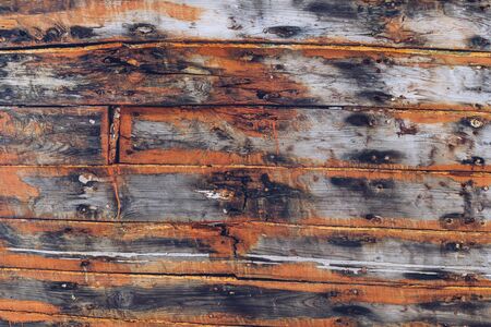 old boat planks for backgroundsの写真素材