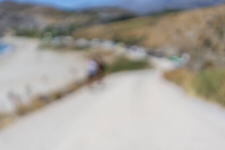 blurred background picture of a roadの写真素材