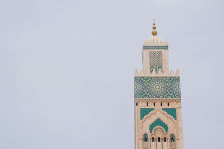 Hassan II Mosque in Casablancaの写真素材