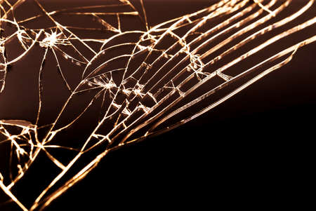 Broken smartphone screen.の写真素材