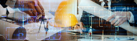 Medicine doctor hand working on a patients x-ray scans digital healthcare and connection with modern...
