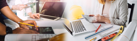 Business woman start up small business entrepreneur SME success .freelance woman working at home...