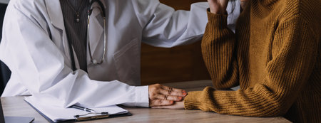 Homecare nursing service and elderly people cardiology healthcare. Close up of young hispanic female...