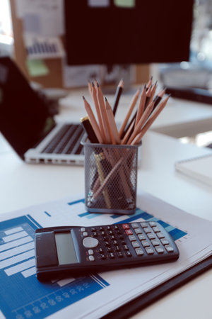 Business Documents, Auditor businesswoman checking searching document legal prepare paperwork or report for analysis TAX time,accountant Documents data contract partner deal in workplace officeの写真素材