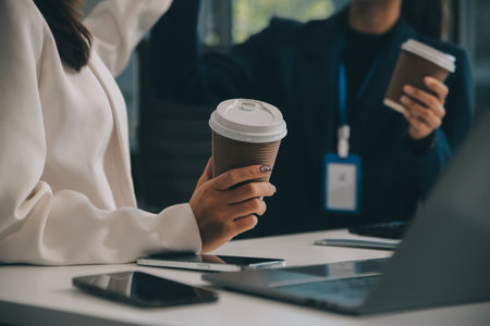 Business Team Coffee Break Relax Concept
