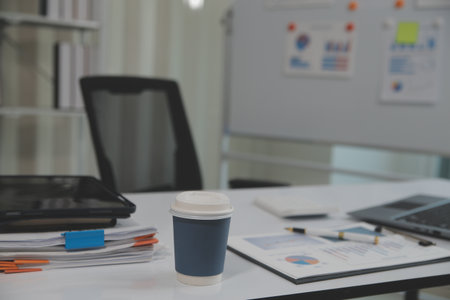 Business Documents, Auditor businesswoman checking searching document legal prepare paperwork or...