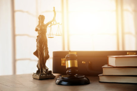 Lawyer, legal advisor, businessman brainstorming information on agreement details Business contracts...