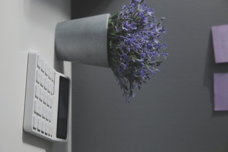 Business Architectural project, pair of compasses, glasses, rulers and calculatorの写真素材