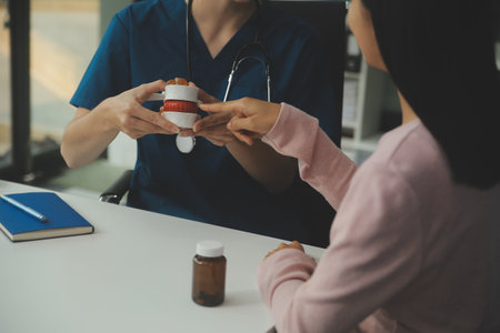 Medicaltest vaccine research and development concept. Scientist team in laboratory study and Diagnosis of diseases for Model Internal organ sample of antibody.の写真素材