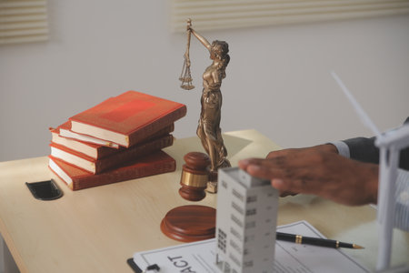 Real Estate Lawyer And House Foreclosure Lawの写真素材