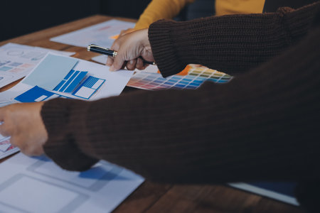 UX UI and Programming development technology.の写真素材