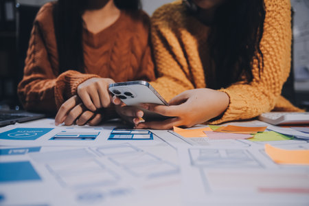 UX UI and Programming development technologyの写真素材