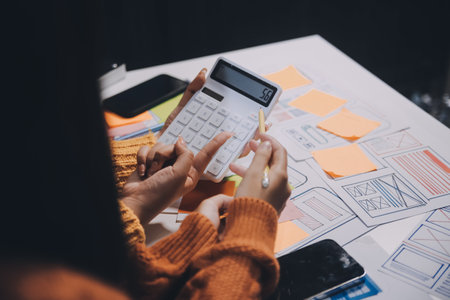 UX UI and Programming development technologyの写真素材