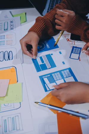 UX UI and Programming development technologyの写真素材