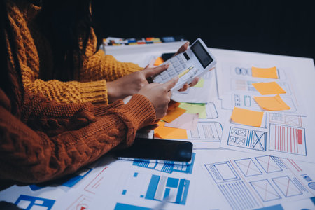 UX UI and Programming development technologyの写真素材