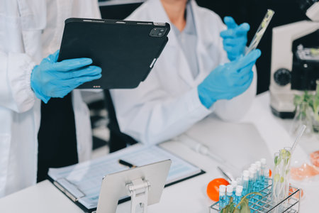 Chemical Laboratory of the Food supply . Food in laboratory