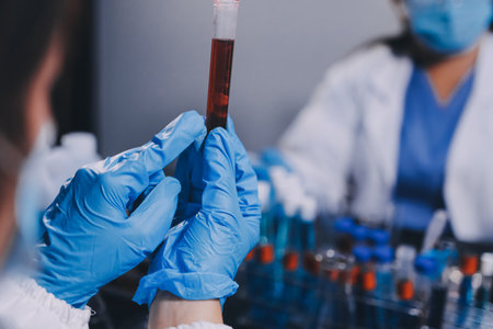 scientist working at the laboratory