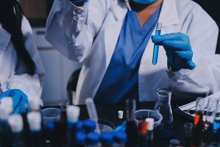 scientist working at the laboratory