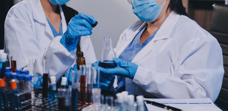 scientist working at the laboratory