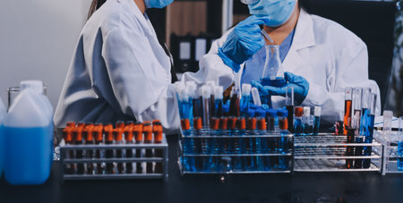 scientist working at the laboratory