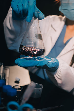 scientist working at the laboratory
