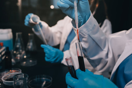 scientist working at the laboratory