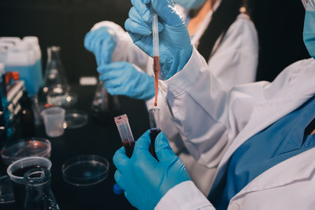 scientist working at the laboratory