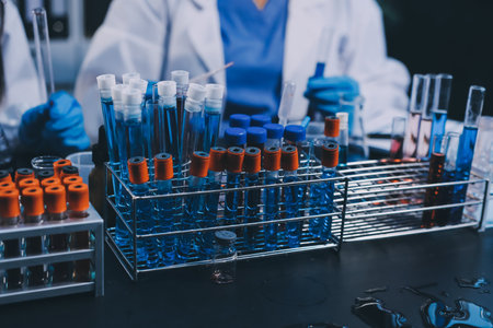 scientist working at the laboratory