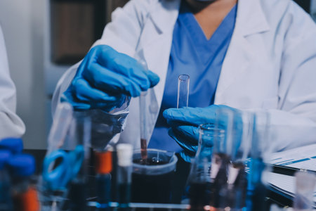 scientist working at the laboratory