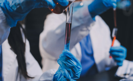 scientist working at the laboratory