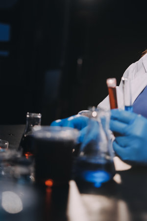 scientist working at the laboratory