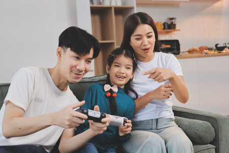Family spends their free time together
