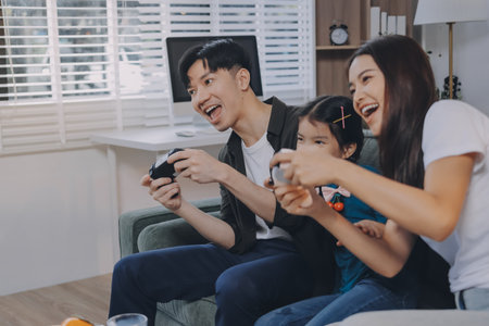 Family spends their free time together