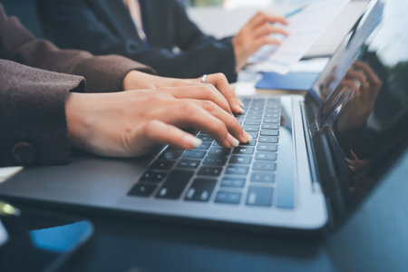 Success, audience with an applause and in a business meeting at work with a lens flare together. Achievement or celebration, motivation and businesspeople clapping hands for good news or supportの写真素材