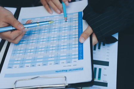 Success, audience with an applause and in a business meeting at work with a lens flare together. Achievement or celebration, motivation and businesspeople clapping hands for good news or supportの写真素材