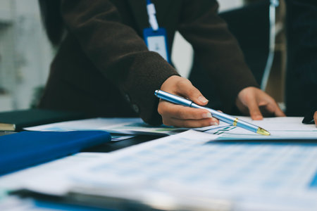 Success, audience with an applause and in a business meeting at work with a lens flare together. Achievement or celebration, motivation and businesspeople clapping hands for good news or supportの写真素材