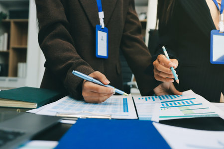 Success, audience with an applause and in a business meeting at work with a lens flare together. Achievement or celebration, motivation and businesspeople clapping hands for good news or supportの写真素材