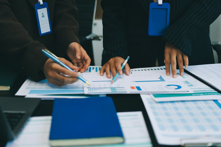 Success, audience with an applause and in a business meeting at work with a lens flare together. Achievement or celebration, motivation and businesspeople clapping hands for good news or supportの写真素材