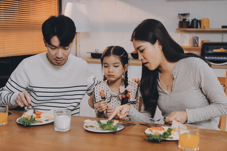 Family spends their free time together