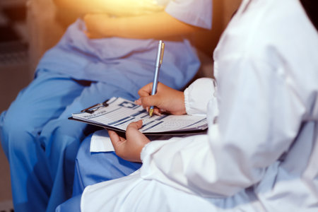 Medical Team Using Digital Tablet for Healthcare, Doctor Technology, X-Ray Analysis.