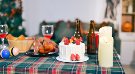 People having fun at Halloween partyの写真素材